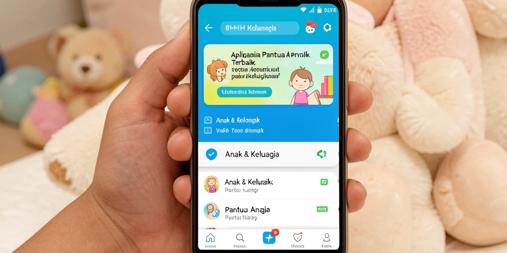 Tampilan antarmuka aplikasi Pantau Anak 8HHH yang intuitif.