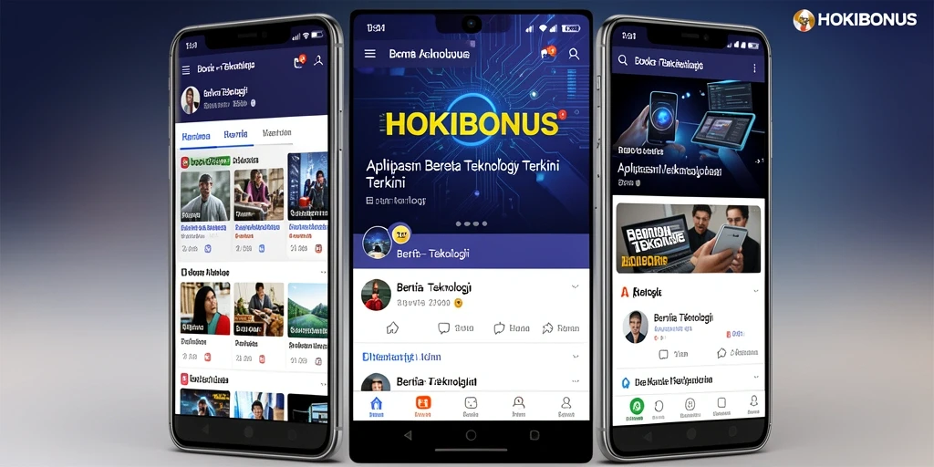 Tampilan antarmuka HOKIBONUS yang modern dan informatif.