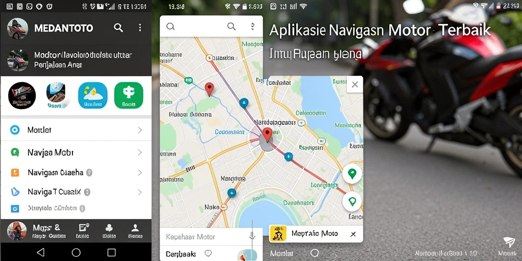 Antarmuka MEDANTOTO yang intuitif dan informatif untuk navigasi motor.