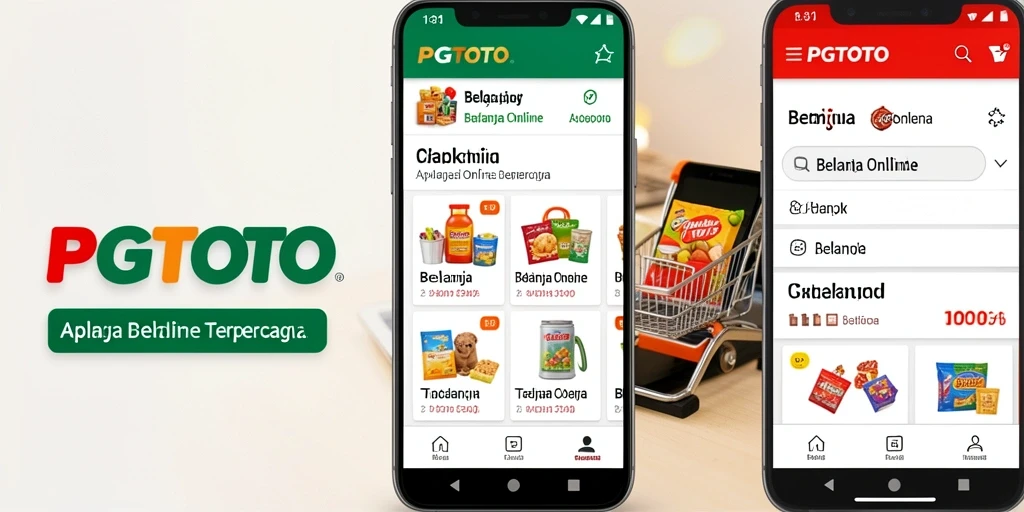 Tampilan antarmuka aplikasi PGTOTO yang ramah pengguna untuk belanja online.