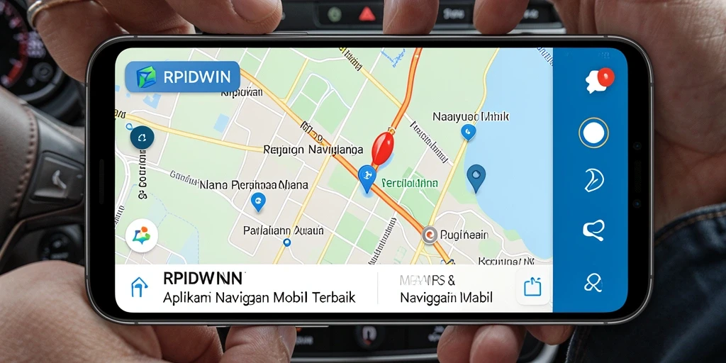 Tampilan antarmuka RPIDWIN dengan fungsi Navigasi Mobil yang intuitif.