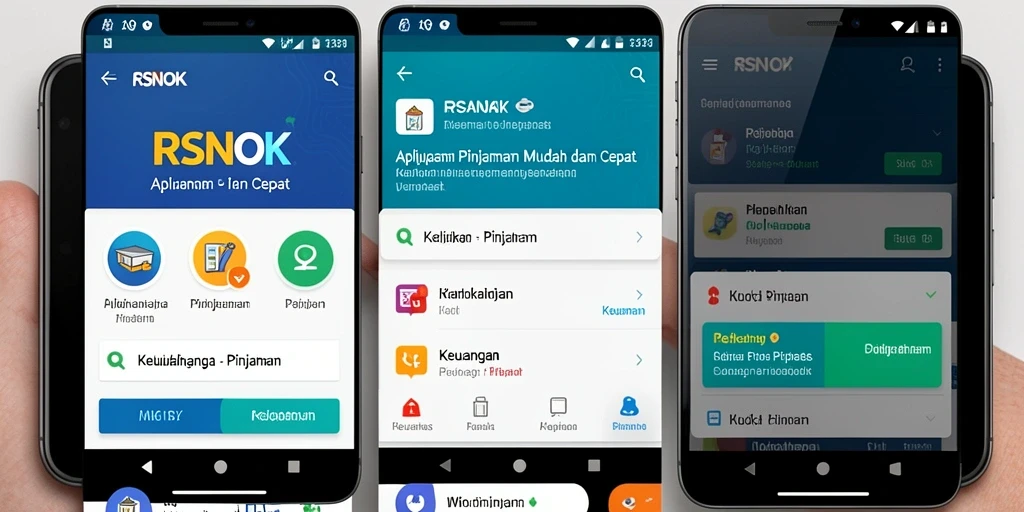 Tampilan antarmuka RSNOK yang sederhana dan intuitif
