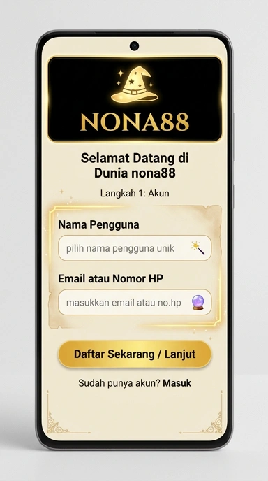 Panduan Registrasi Akun Baru Nona88 untuk Android